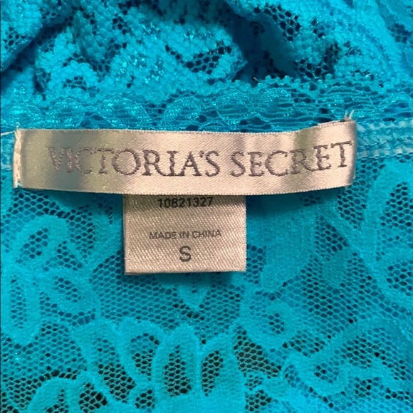 Victoria’s Secret Aqua Blue Lace Bralette Small - Picture 5 of 5